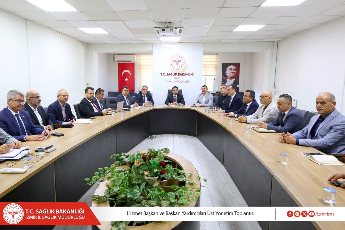 İzmir İl Sağlık Müdürlüğü Haftalık Yönetim Toplantısı Gerçekleştirildi