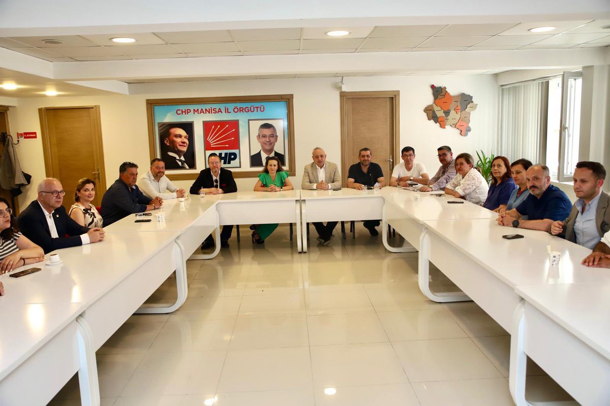 CHP Manisa İl Başkanlığı Haftalık Toplantısı Gerçekleştirildi