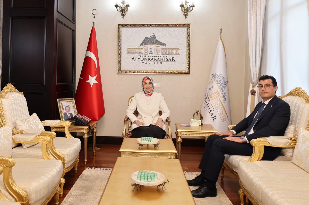 Afyonkarahisar Valisi Yiğitbaşı, Sandıklı Cumhuriyet Başsavcısı Köroğlu'nu Kabul Etti