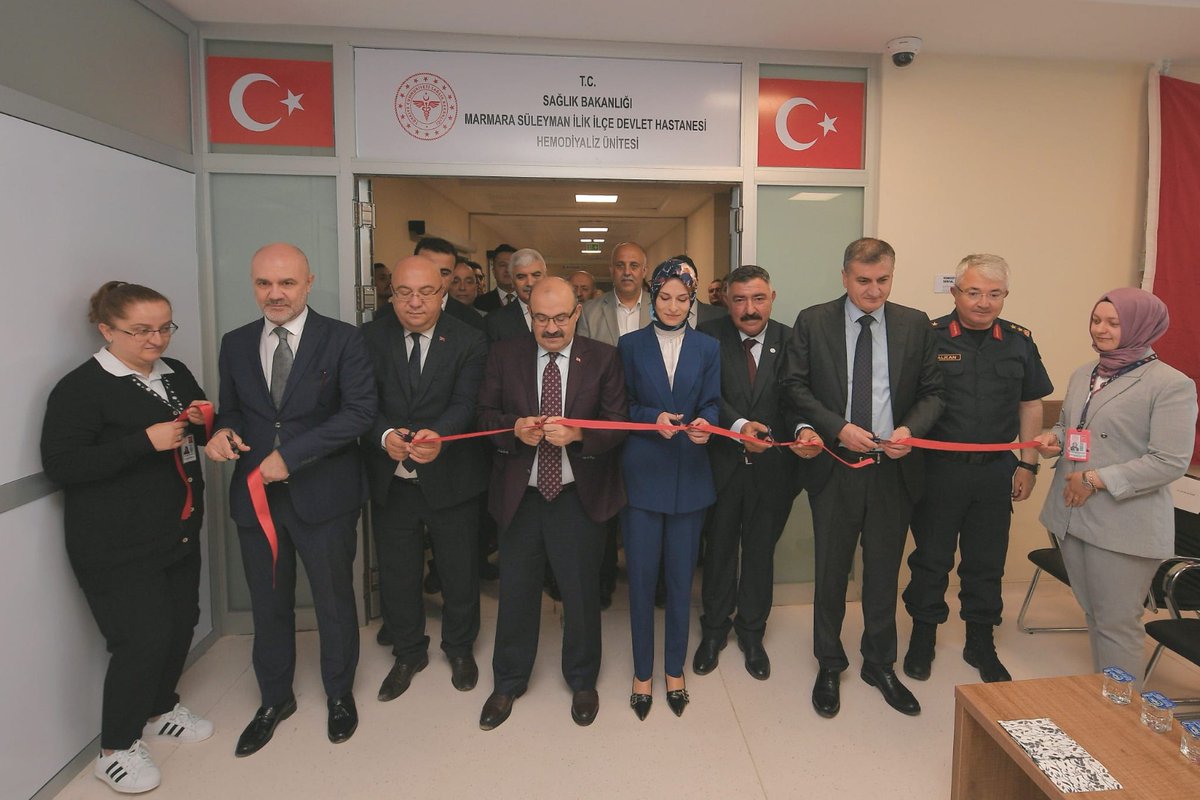Marmara Süleyman İlik İlçe Devlet Hastanesi Hemodiyaliz Ünitesi Açıldı