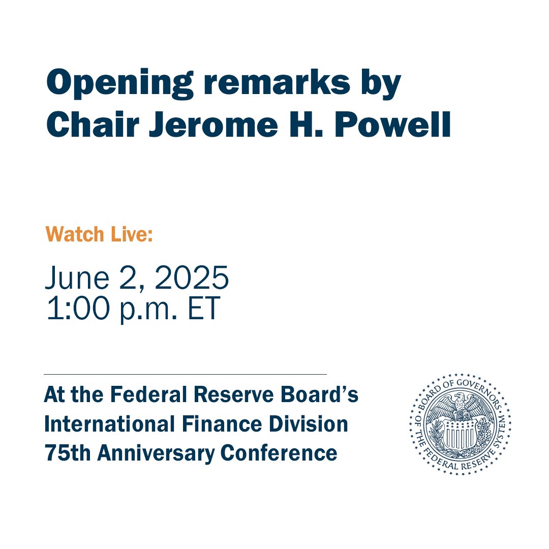 Federal Reserve Başkanı Powell, Uluslararası Finans Bölümü'nün 75. Yıl Konferansı'nda Açılış Konuşması Yaptı