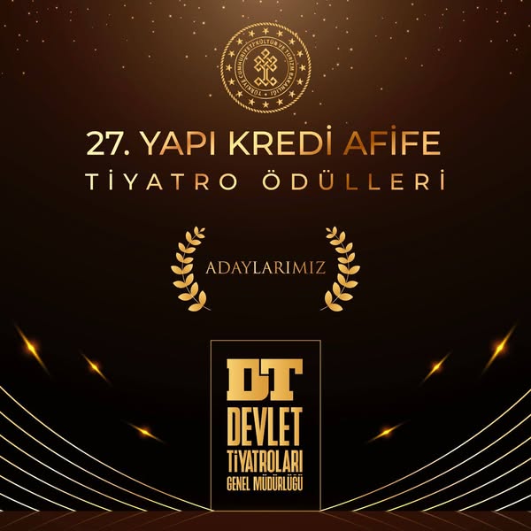Devlet Tiyatroları, Yapı Kredi Afife Tiyatro Ödülleri'nde 16 Adaylıkla Öne Çıkıyor