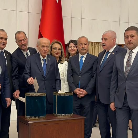 MHP Lideri Bahçeli, TBMM Başkanlık Seçimi İçin Oy Kullandı