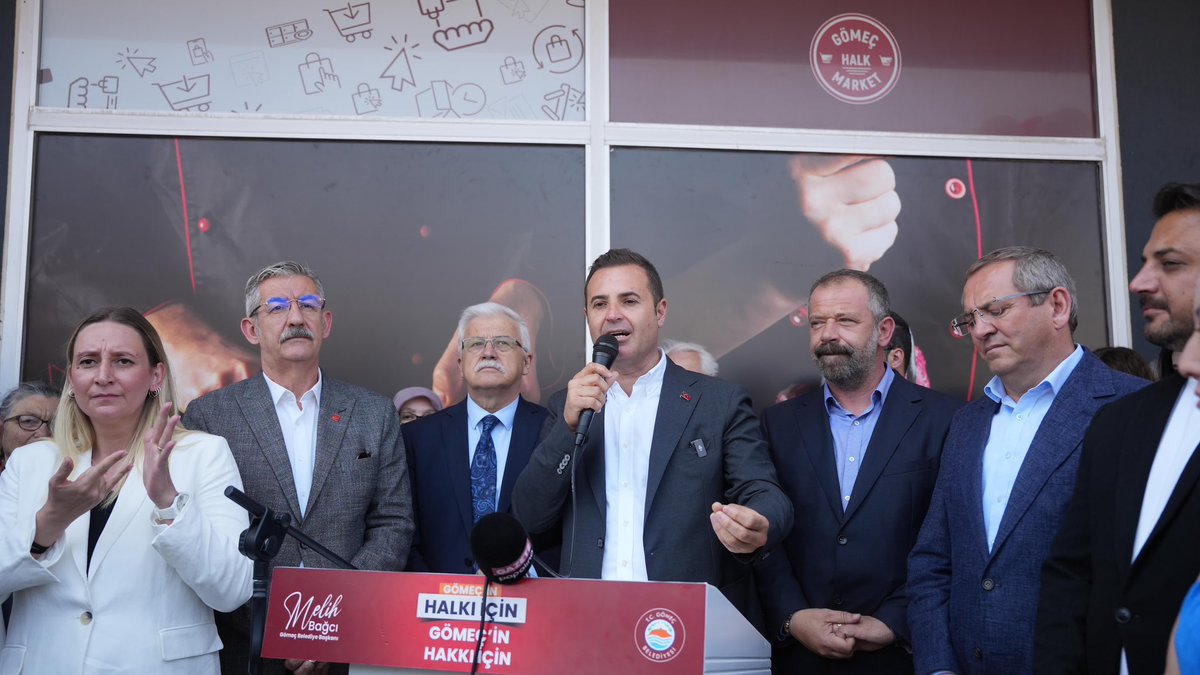 Burhaniye Belediye Başkanı Devacı, Gömeç Halk Market Açılışına Katıldı