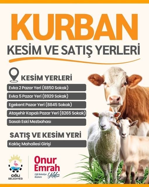 Çiğli Belediyesi Kurban Bayramı Önlemlerini Aldı