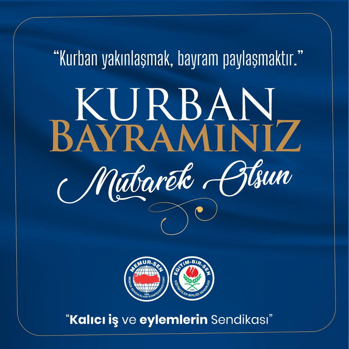 EBS Aydın'dan Kurban Bayramı Mesajı