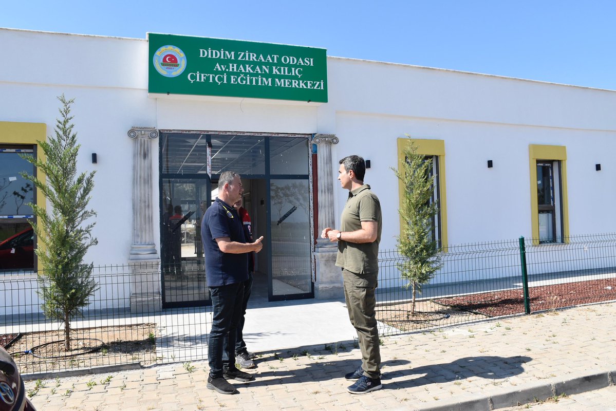 Didim Kaymakamı, Çiftçi Eğitim Merkezi İnşaatını İnceledi