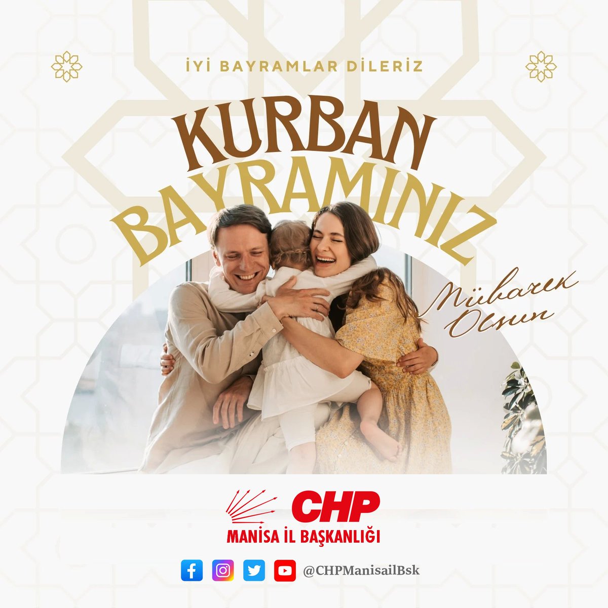 CHP Manisa, Bayram Mesajı Yayınladı