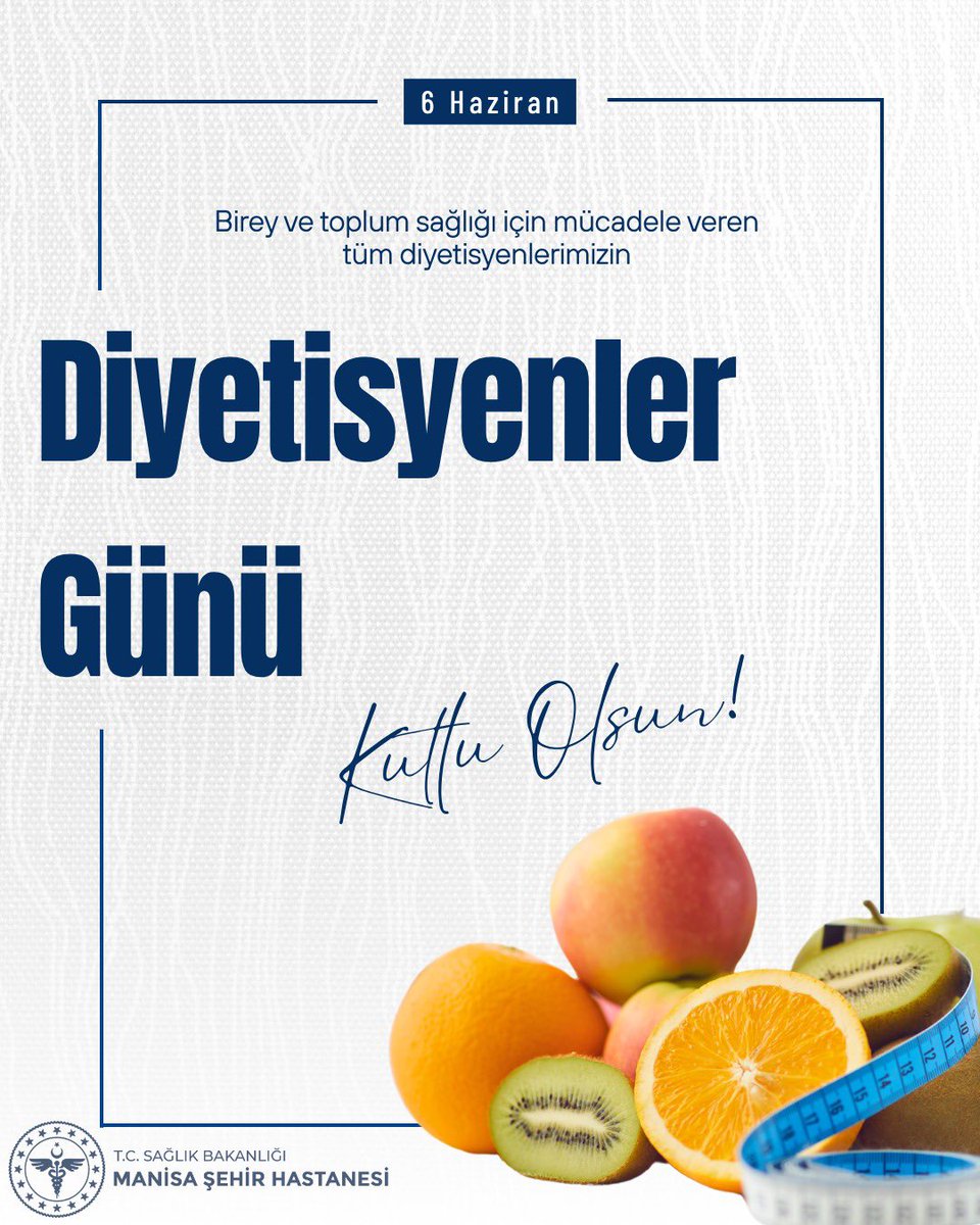 Manisa Şehir Hastanesi Diyetisyenler Günü'nü Kutladı