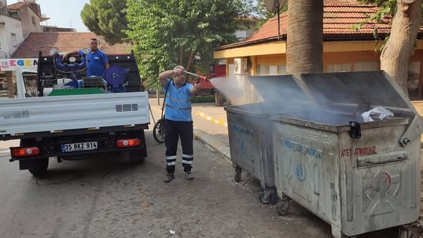 İzmir Bayındır'da Kurban Kesim Alanları İlaçlandı