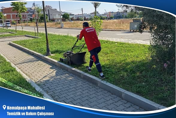 Menderes Belediyesi Bayram Öncesi Temizlik ve Bakım Çalışmaları Gerçekleştirdi