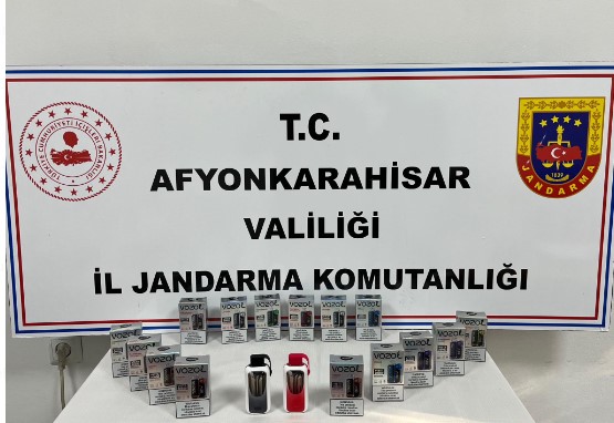 Jandarma kaçak elektronik Sigara ele geçirdi.