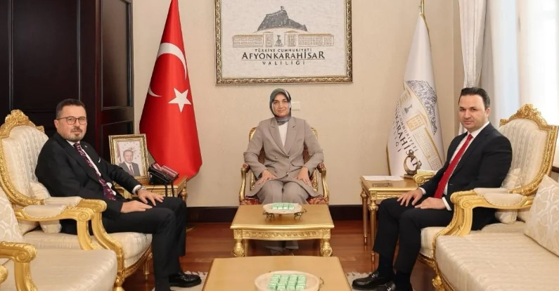 Afyonkarahisar Valisi Doç. Dr. Kübra Güran Yiğitbaşına, TRT'den Üst düzey Ziyaret.