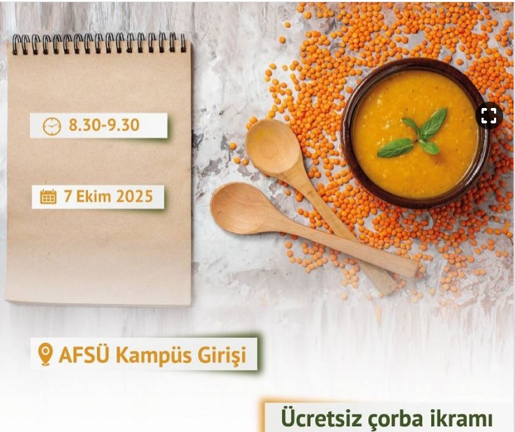 Afyonkarahisar Sağlık Bilimleri Üniversitesi'nden Öğrencilere Çorba İkramı