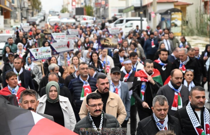Emirdağ, Gazze İçin Tek Yürek Oldu