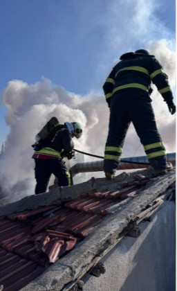 Afyonkarahisar’da Baca Yangını Paniğe Neden Oldu