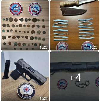 Afyonkarahisar’da 1 Haftalık Asayiş Uygulaması: 24 Şahıs Yakalandı, Çok Sayıda Silah ve Uyuşturucu Ele Geçirildi