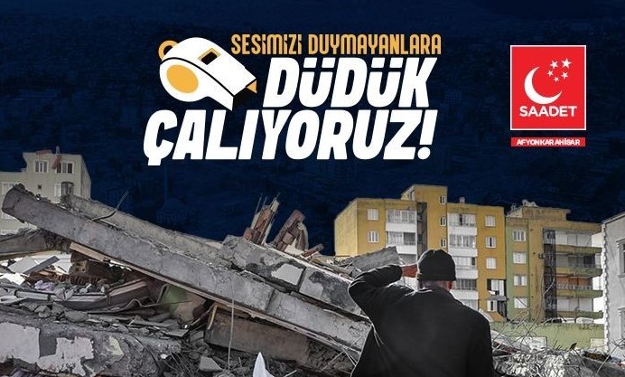 DEPREM ÖLDÜRMEZ TEDBİRSİZLİK ÖLDÜRÜR!