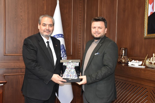 TÜRSAB Dumlupınar BTK Başkanı Bilal Şenel 'den Sağlık Bilimleri Üniversitesi’ne ziyaret.